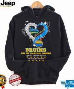 UCLA Bruins basketball let’s go UCLA Bruins NCAA men’s basketball Champions stars heart logo shirt