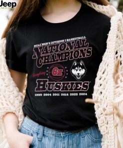 UConn Huskies '47 Six Time NCAA Men's Basketball National Champions Slogan Franklin T Shirt