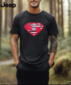 UConn Huskies Superman logo shirt