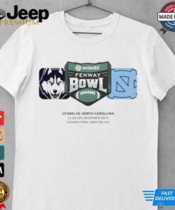 UConn Huskies Vs North Carolina Tar Heels 2024 Fenway Bowl At Fenway Park In Boston MA On December 28th shirt