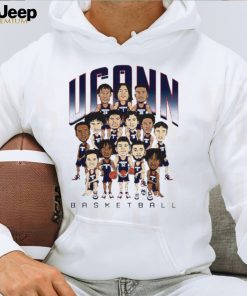 UConn Huskies basketball team caricature shirt