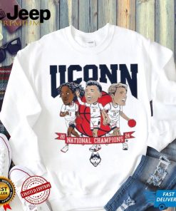 UConn Huskies men’s basketball 2024 national champions caricatures shirt