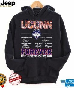 UConn women’s basketball names signature forever not just when we win logo shirt