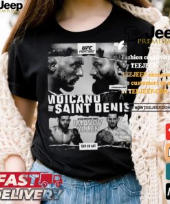 UFC Poster Jus Dropped Sep 28 Sat Moicano Vs Saint Denist Middleweight Bout Imavov Allen shirt