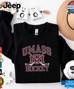 UMass Vintage Hockey Crossed Sticks shirt