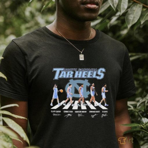 UNC Tar Heels Basketball Abbey Road Cadeau Ryan Ingram Bacot And Davis Signatures Shirt