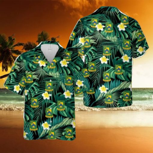 US Army 16th Cavalry Regiment Aloha Hawaiian Shirt US Army Beach Shirt Gift