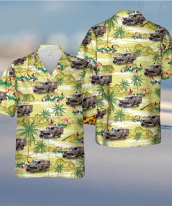 US Army 1941 Dodge WC 18 Ambulance Hawaiian Shirt