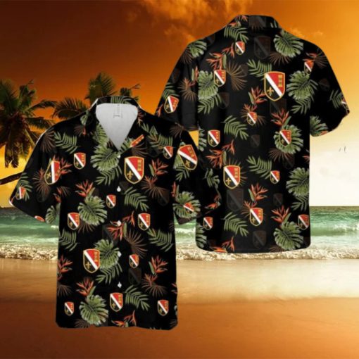 US Army 225th Engineer Brigade Aloha Hawaiian Shirt US Army Beach Shirt Gift