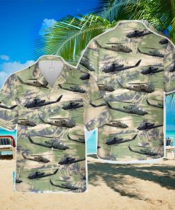 US Army AH 1F Hawaiian Shirt Holiday Summer Gift