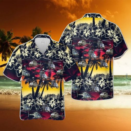 US Army Bell OH 58 Kiowa Aloha Hawaiian Shirt US Army Beach Shirt Gift