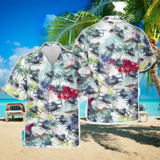 US Army MD Helicopters MH 6 Little Bird Hawaiian Shirt Holiday Summer Gift