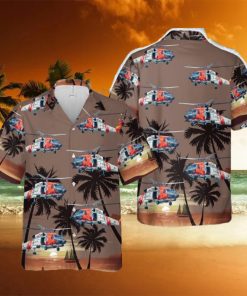 US Coast Guard Sikorsky MH 60 Jayhawk Hawaiian Shirt Gift Beach Summer