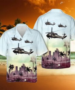 US Customs Service Sikorsky UH 60A Blackhawk 3D Hawaiian Shirt