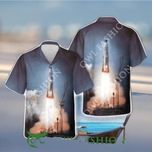 US ICBM SM 65 Atlas Summer Hwaiian Shirt