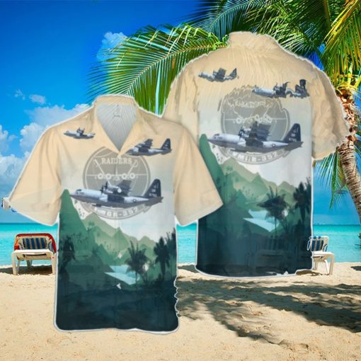 US Marine Corps KC 130 of VMGR 352 Raiders Hawaiian Shirt Beach Shirt For Men Women