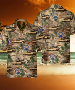 US Marine Corps M1A1 Abrams tank from the 13th MEU Hawaiian Shirt