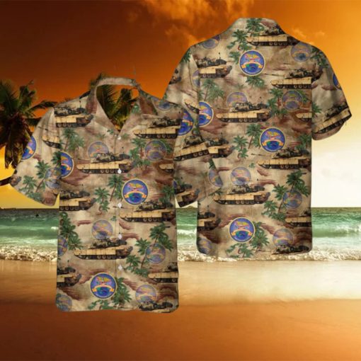 US Marine Corps M1A1 Abrams tank from the 13th MEU Hawaiian Shirt