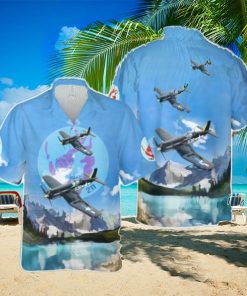 US Marine Corps VMF 211 Wake Island Avengers F4U Hawaiian Shirt Beach Shirt For Men Women