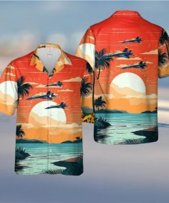 US Navy Blue Angels #2 FA 18C Hawaiian Shirt Print Ideas Gift Mens