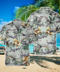 US Navy Boeing E 6 Mercury Pocket Tropical 3D Hawaiian Shirt US Navy Summer Gift