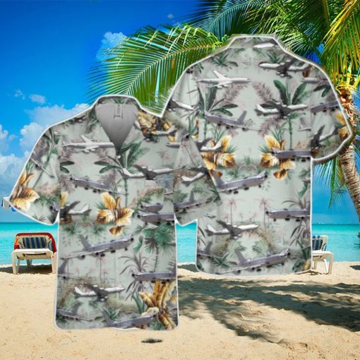 US Navy Boeing E 6 Mercury Pocket Tropical 3D Hawaiian Shirt US Navy Summer Gift