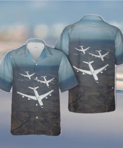 US Navy Boeing E 6B Mercury of Strategic Communications Wing ONE Hawaiian Shirt Print Ideas Gift Mens