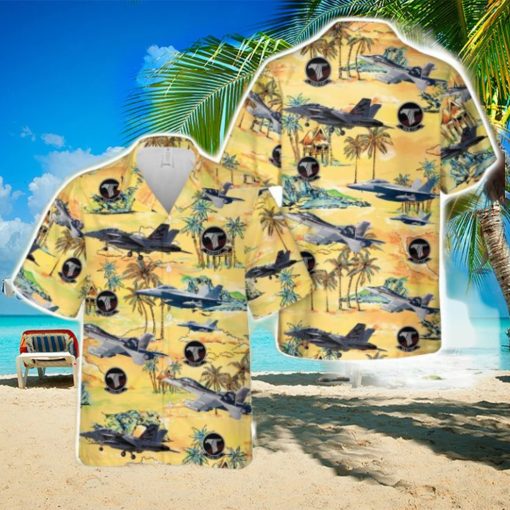 US Navy Boeing EA 18G Growler Of VAQ 141 ‘Shadowhawks’ Hawaiian Shirt US Navy Beach Shirt Gift