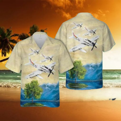 US Navy Douglas A 1 Skyraider Papoose Flight Of VA 176 Hawaiian Shirt