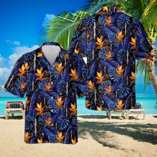 US Navy Electronic Warfare Technician Tropical 3D Hawaiian Shirt US Navy Summer Gift