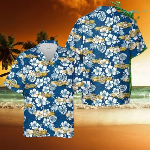 US Navy Engineering Duty Officer Qualification Insignia Hawaiian Shirt US Navy Aloha Shirt