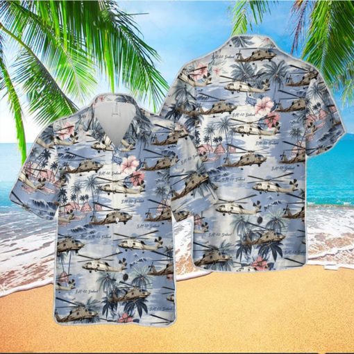 US Navy MH 60 Seahawk Hawaiian Shirt