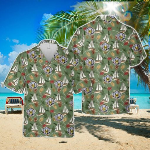 US Navy Seabees We Build We Fight Tropical 3D Hawaiian Shirt US Navy Summer Gift