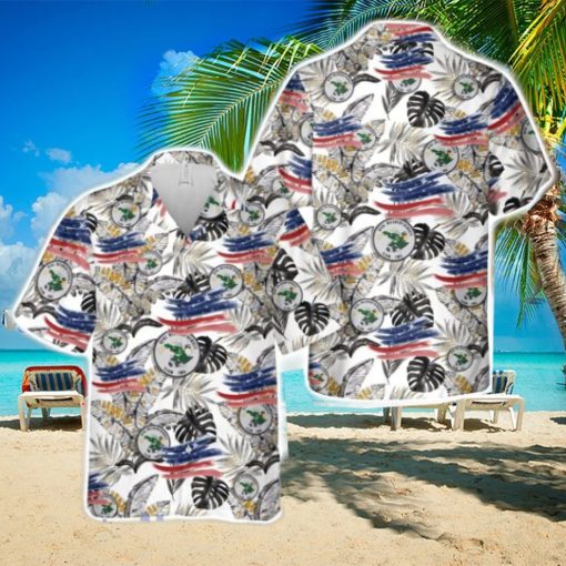 US Navy Seal Delivery Vehicle Team Two (SDVT 2) Tropical 3D Hawaiian Shirt US Navy Summer Gift