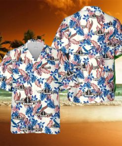 US Navy Silver SSBN Deterrent Patrol insignia Hawaiian Shirt US Navy Aloha Shirt