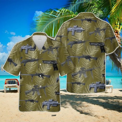 US Navy Small arms Hawaiian Shirt US Navy Beach Shirt Gift