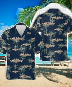 US Navy Submarine Warfare Insignia Tropical 3D Hawaiian Shirt US Navy Summer Gift