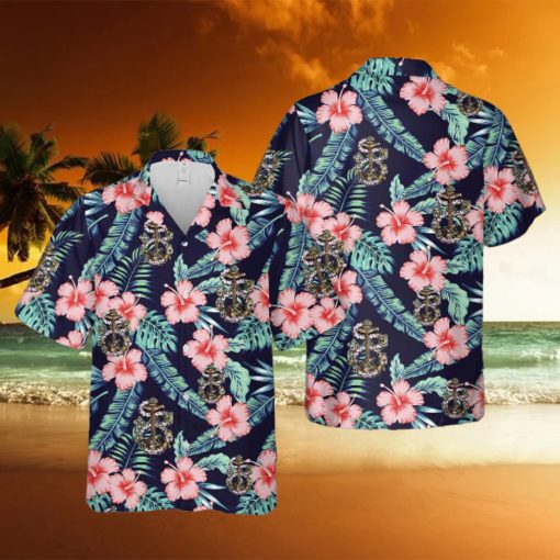 US Navy USN Chiefs Pride CPO Kaneohe Hawaii Hawaiian Shirt