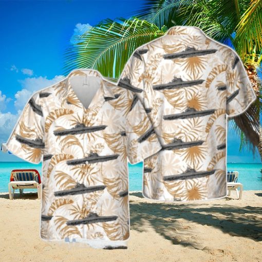 US Navy USS Enterprise (CV 6) Tropical 3D Hawaiian Shirt US Navy Summer Gift