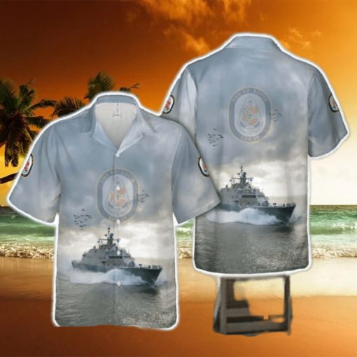 US Navy USS St. Louis (LCS9) Freedom class littoral combat ship Hawaiian Shirt