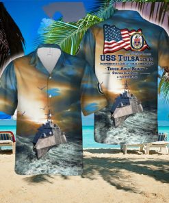 US Navy USS Tulsa (LCS 16) Independence class littoral combat ship Hawaiian Shirt
