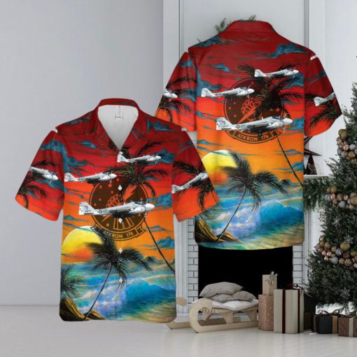 US Navy VA 176 Thunderbolts A 6E Intruder Hawaiian Shirt Cute Summer Gift For Men And Women