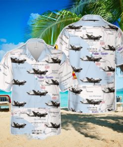 US Navy VQ 2 Squadron EP 3E aircraft Tropical 3D Hawaiian Shirt US Navy Summer Gift