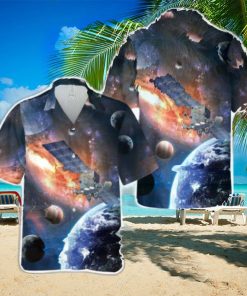 US Space Force Advanced Extremely High Frequency (AEHF) Hawaiian Shirt Beach Shirt For Men Women