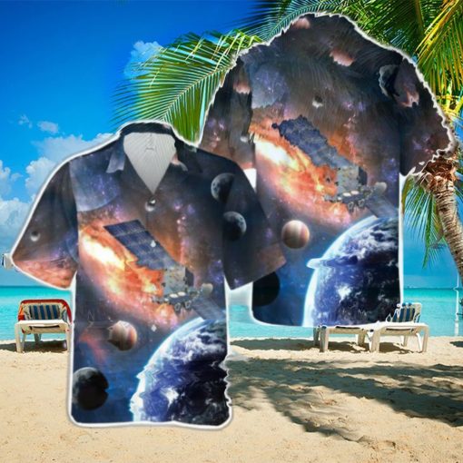 US Space Force Advanced Extremely High Frequency (AEHF) Hawaiian Shirt Beach Shirt For Men Women