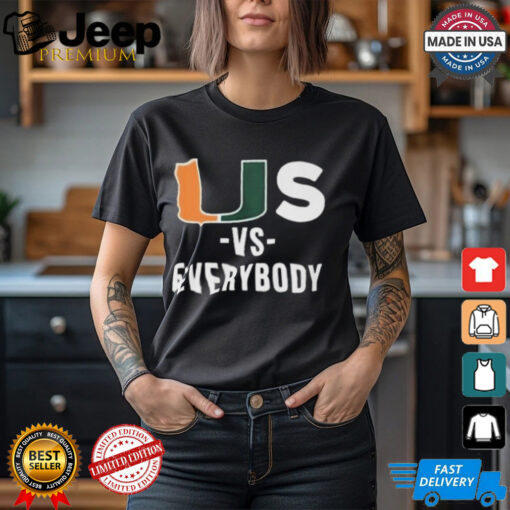 US Vs Everybody T Shirt Black