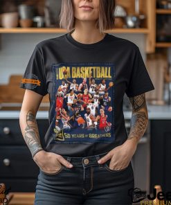 USA Basketball Is Celebrating 50 Years Of Greatness 2024 Paris Olympics SLAM Presents Gold The Metal Editions Classic T Shirt