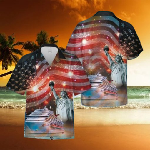 USA Cruising 4Th July Hawaiian Shirt