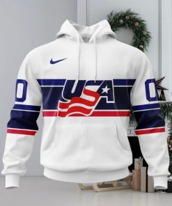 USA Hockey Home Personalized Kits Hoodie