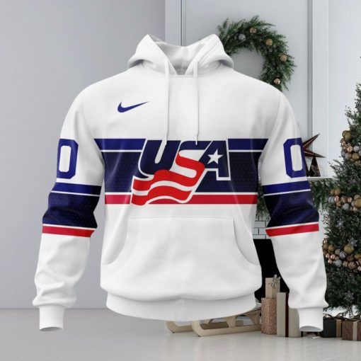 USA Hockey Home Personalized Kits Hoodie